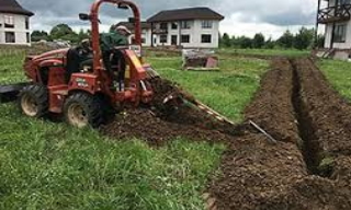Копка траншей для водопровода в Ивантеевке: цена за метр от 950 руб.