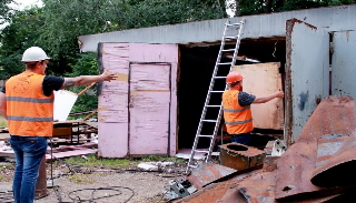 Демонтаж гаражей в Ивантеевке, цена от 1794 руб. – услуги под ключ от ИП Садыков В. Р.